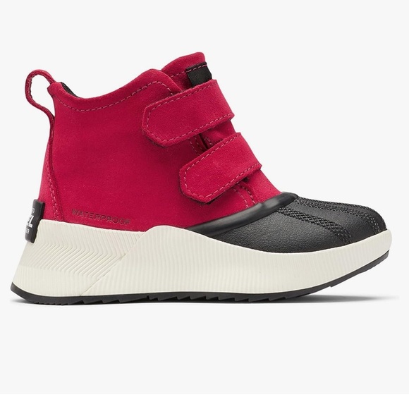 Sorel Kids Out N About Waterproof Boots SZ 10 - Picture 2 of 9